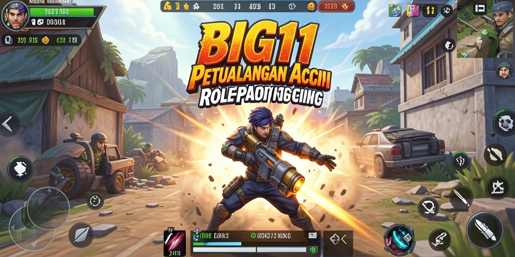 Tampilan gameplay <strong>BIG11</strong> yang mendebarkan dengan aksi seru di dalam dunia ARPG.