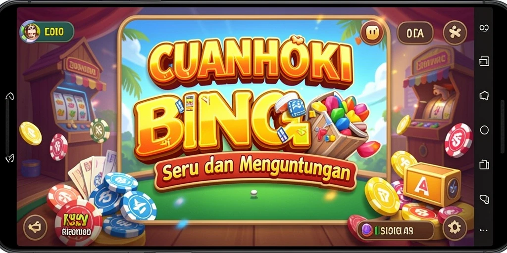Screenshot utama dari gameplay CUANHOKI yang seru dan menarik.