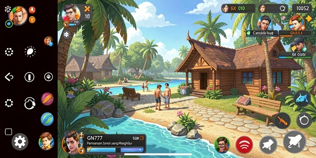 Screenshot gameplay GN777 yang menarik dan penuh warna.