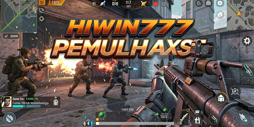 Gameplay seru HIWIN777 yang menampilkan pertempuran FPS mendebarkan.
