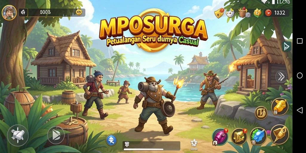 Tampilan menarik dari gameplay MPOSURGA yang menghibur.