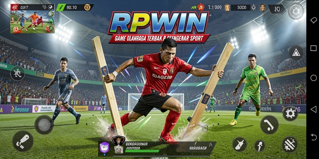 Tampilan seru dari gameplay RPWIN yang menunjukkan pertarungan antara pemain.