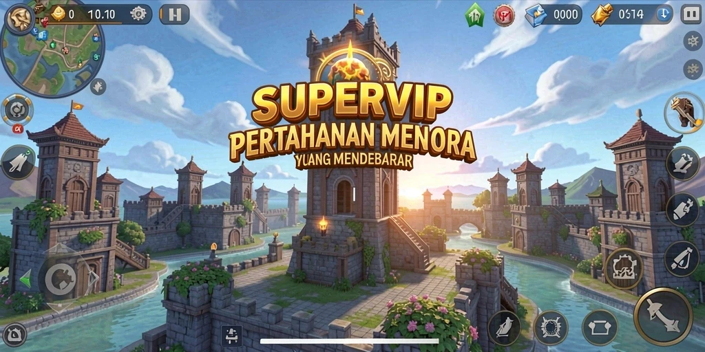 Gameplay seru dan menantang di SUPERVIP.